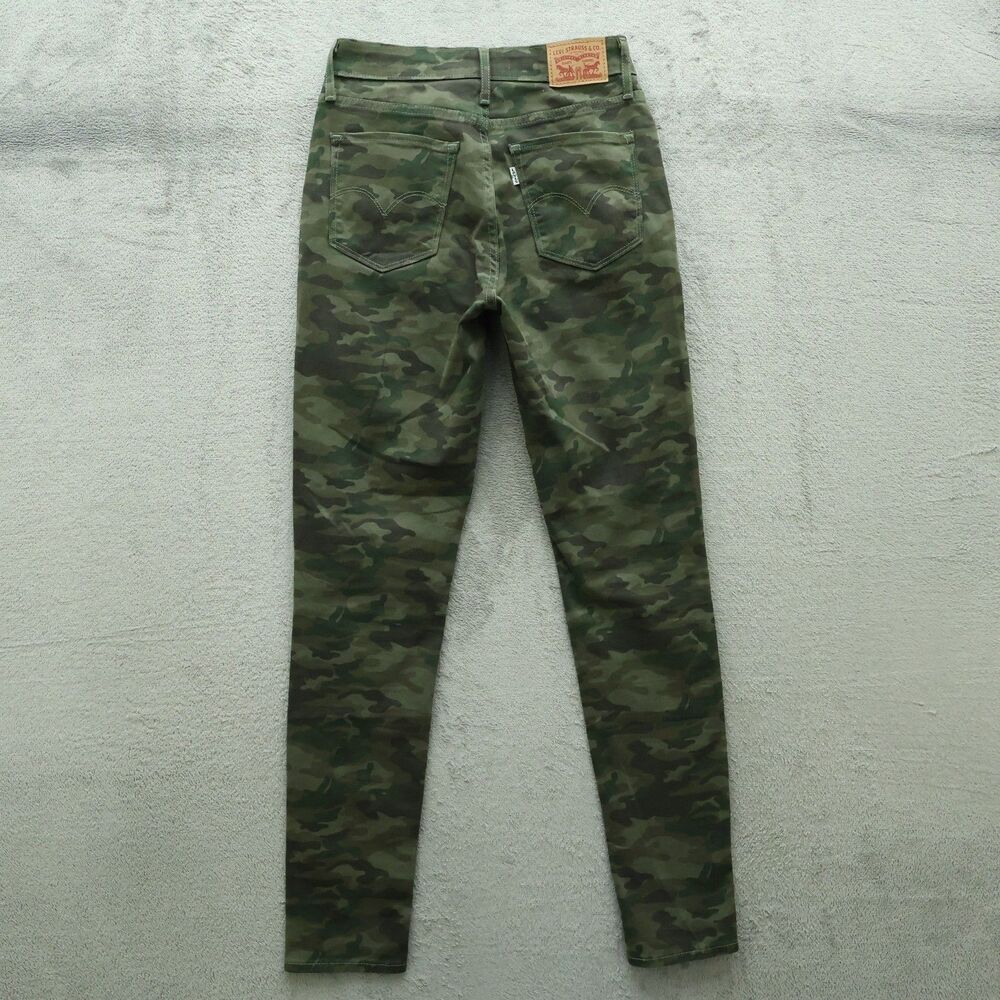 Levi's 721 Jeans Women's Size 27 Camouflage High-Rise Skinny Denim 30" Inseam - Picture 14 of 16